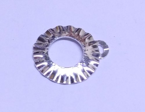 Judy Larson's Ripple Bracelet  - , Metalwork, Cutting, Cutting Tool, Cutters, Dapping, Dapping Jewelry, Filing, Finishing, Findings, Clasps, Components, Tumbling, Tumble, Tumbling Jewelry, Butane Torch, Soldering, Solder, Tools, flush to a flat surface.